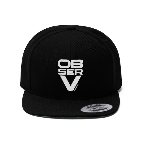 Unisex Flat Bill Hat [Observ]