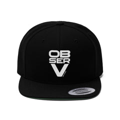 Unisex Flat Bill Hat [Observ]