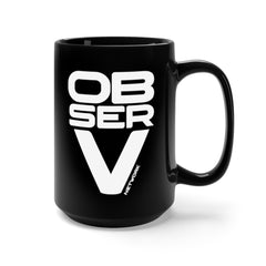 Observ Black Mug 15oz