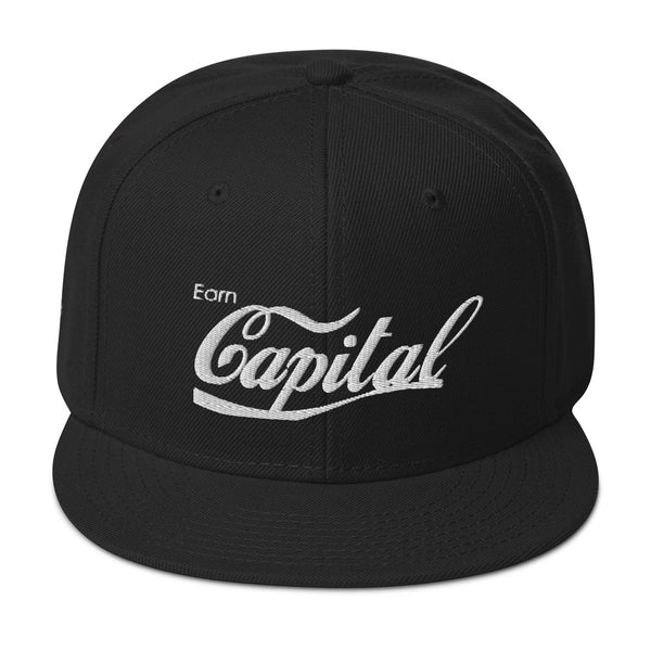 Capital Snapback Hat [Black]