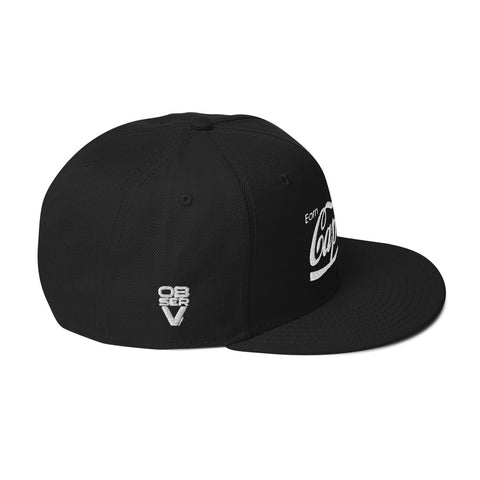 Capital Snapback Hat [Black]